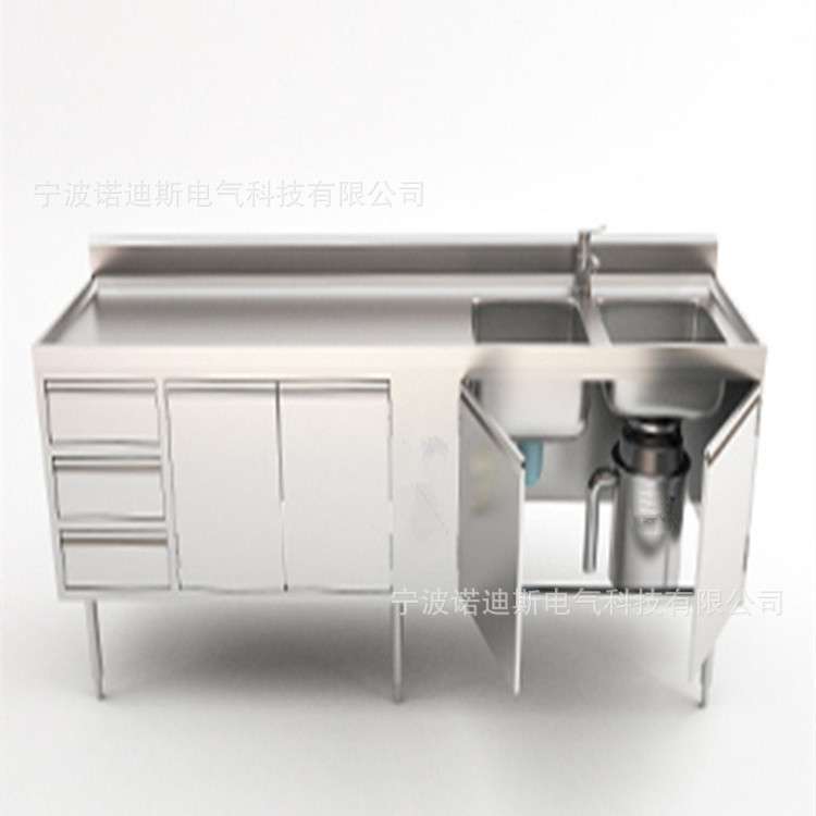 船用厨房不锈钢家俱 CB3231钢质家具 CB3233洗桌工作桌配餐桌
