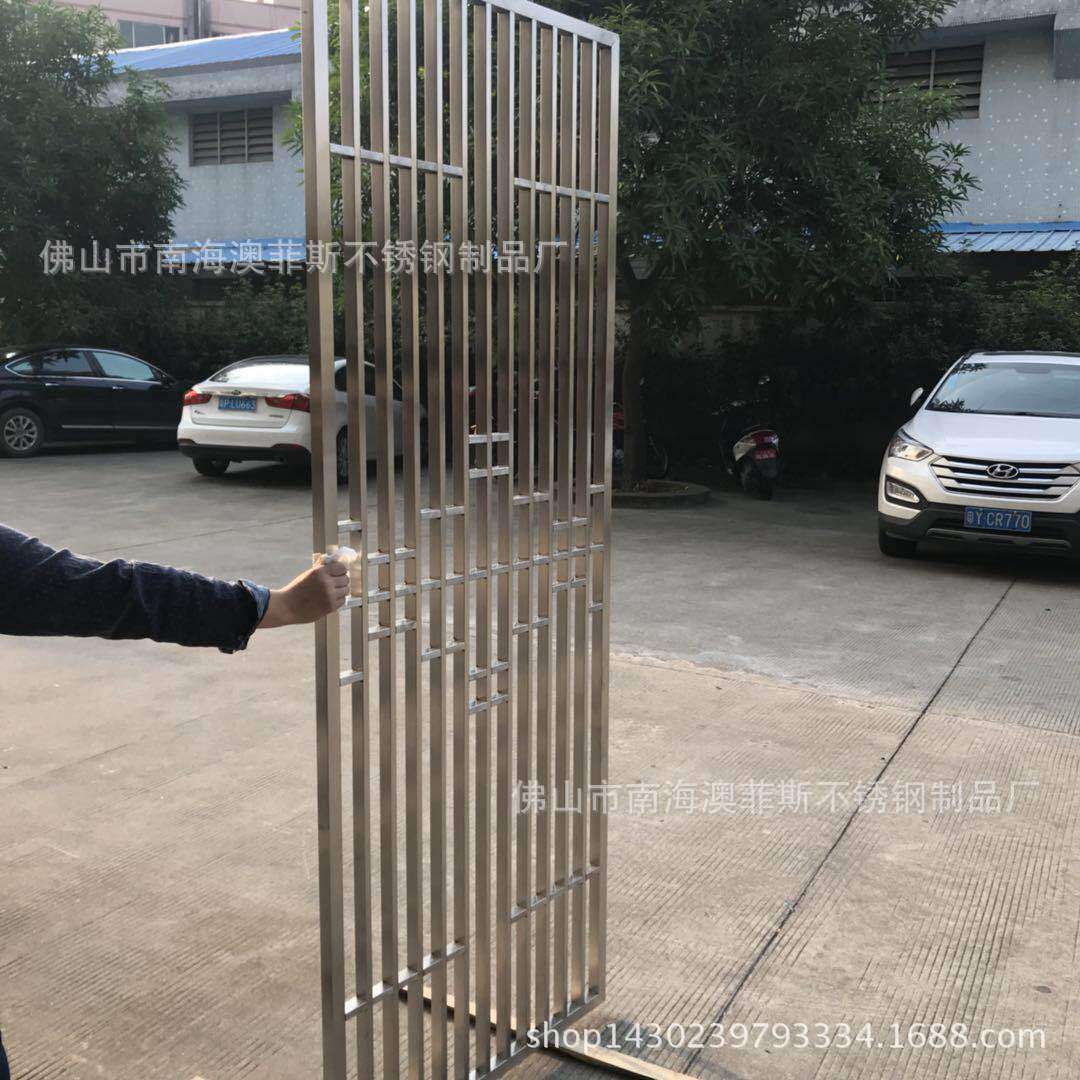 佛山厂家专业生产酒吧酒店大厅屏风隔断 屏风花格可来图纸