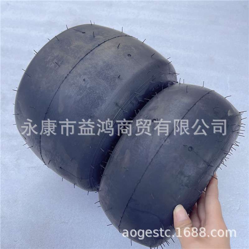 改装漂移四轮三轮卡丁车配件10X4.50-5寸11X7.10-5轮胎铝轮毂滑胎
