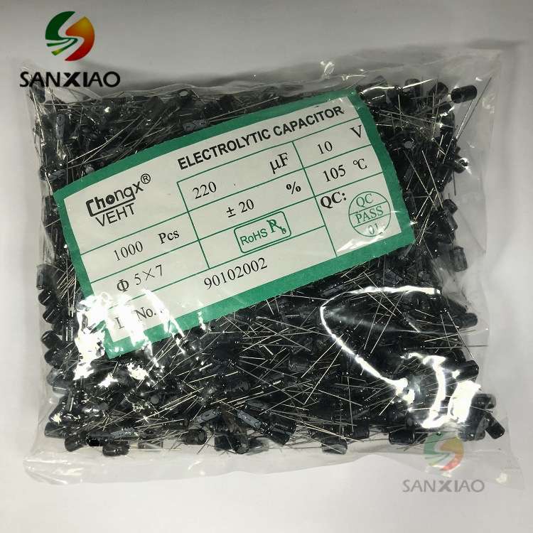 CHONGX厂家直销 插件铝电解电容6*11MM 63V47UF 全系列 高频直插