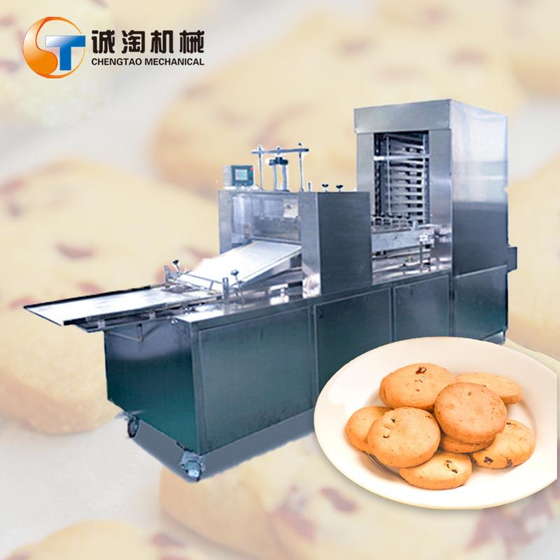 商用饼干切片排盘机冷冻饼干曲奇饼干等切片排盘设备