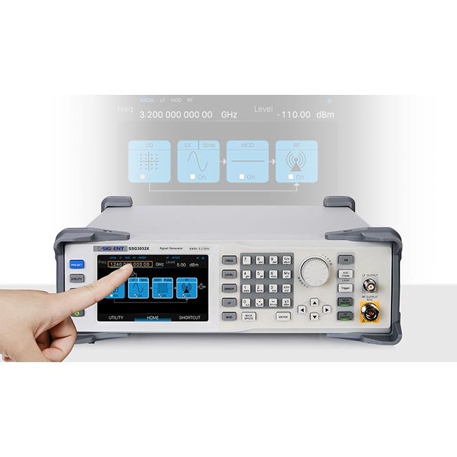 射频信号源3.2GHz频率SSG3000X系列支持AM/FM/PM模拟调制