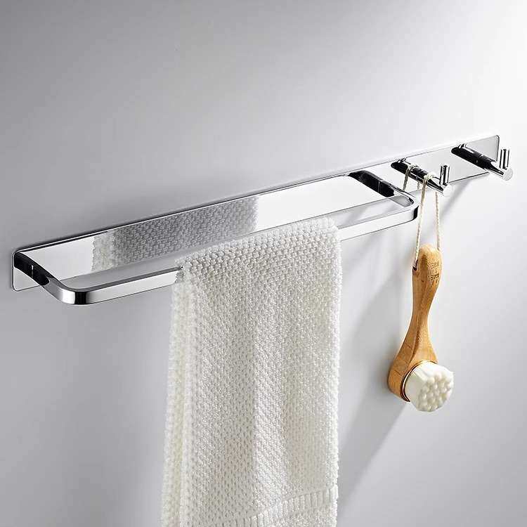 全铜镀铬带钩毛巾单杆打孔免钉卧室卫生间毛巾架置物收纳毛巾杆钩,玩具/童车/益智/积木/模型,遥控车升级件/零配件,淘宝优惠券,粉丝福利购,淘宝优惠卷