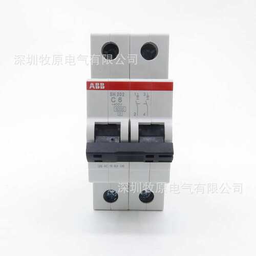ABB微型断路器SH200 2P 6KA空气开关SH202-D63 2CDS212001R0631