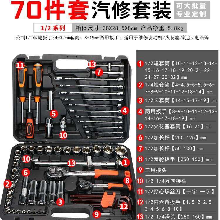 维汽修棘轮快速扳手工具箱大飞32件8-32mm多功能套管套筒扳手套装,玩具/童车/益智/积木/模型,遥控车升级件/零配件,淘宝优惠券,粉丝福利购,淘宝优惠卷