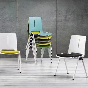 广东家具椅子塑料椅会议椅工作椅职员电脑椅家用阳台椅连排椅