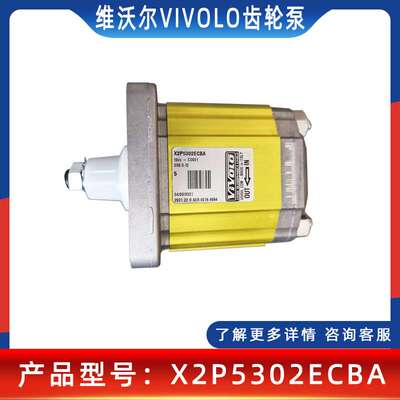 维沃尔VIVOLO液压泵X2P5302ECBA/X2P5301ECBA意大利铝合金齿轮泵