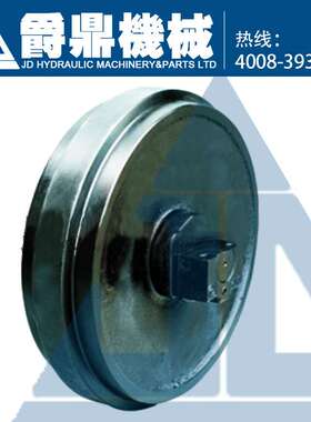 挖机底盘件SH120A3引导轮导向轮涨紧轮履带推土机 供应