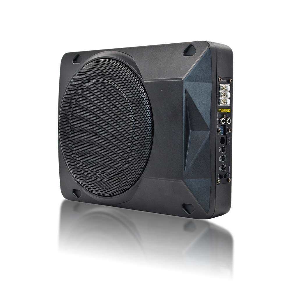 汽车音响改装10寸有源炮超薄座椅低音重低音喇叭