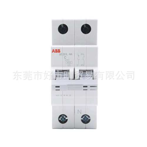 ABB微型断路器小型空气开关SE202-C10 C16 C25 C32 C63二进二出