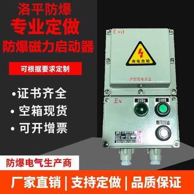 BQC53IIC防爆磁力启动器380V220V断路器开关空箱接线配电风机水泵