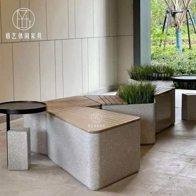 玻璃钢坐凳花箱防腐木户外商业街广场隔断休闲椅美陈花槽座椅组合,玩具/童车/益智/积木/模型,遥控车升级件/零配件,淘宝优惠券,粉丝福利购,淘宝优惠卷
