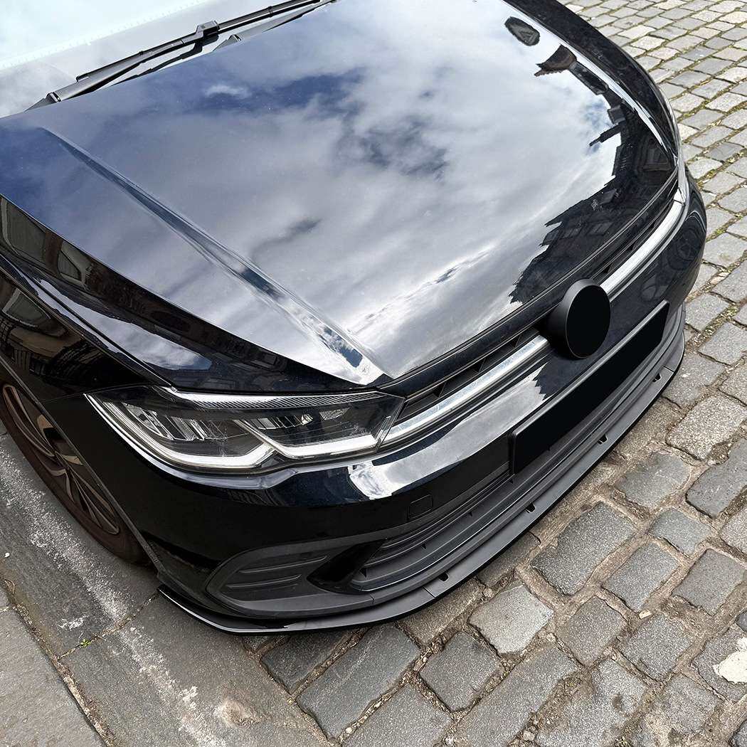 适用大众Polo MK6.5 2022+标准版前杠前唇前铲扰流板外饰跨境改装