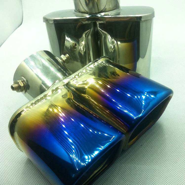 一出二双方口尾喉小口径排气管厂家直销双排烤蓝改装尾嘴消声器,鲜花速递/花卉仿真/绿植园艺,割草机/草坪机,淘宝优惠券,粉丝福利购,淘宝优惠卷