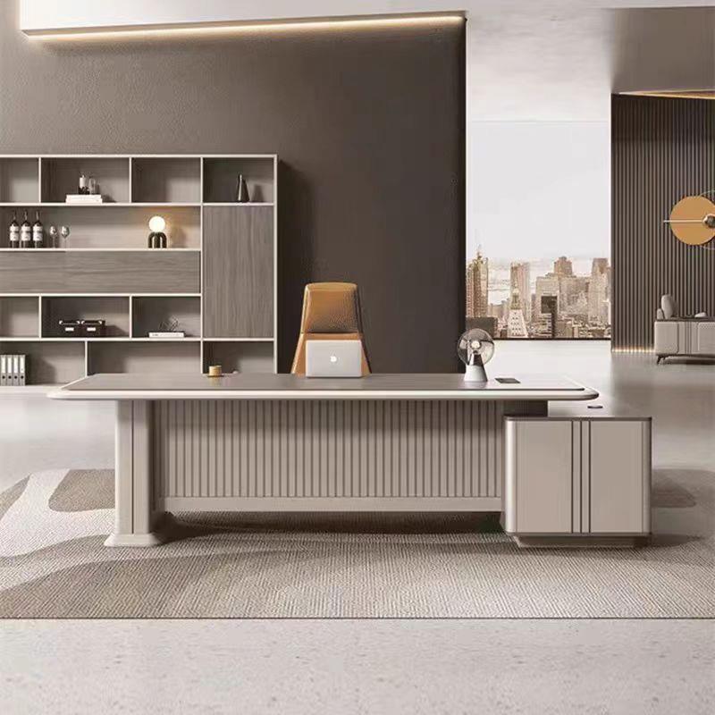 老板桌办公桌简约现代经理总裁办公桌椅组合大班台高档办公室家具