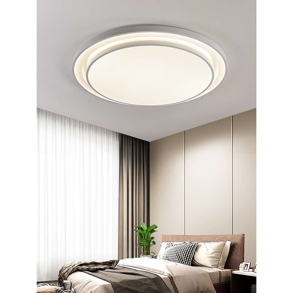 客厅圆灯2025新款智能1米大圆灯现代简约家用卧室吸顶灯