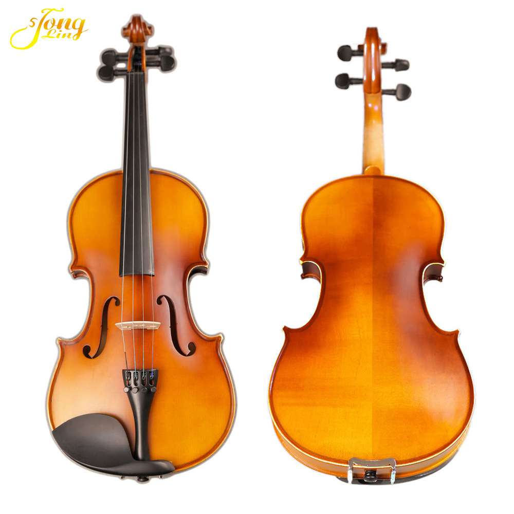 通灵小提琴  初学者 手工  磨白边练习小提琴