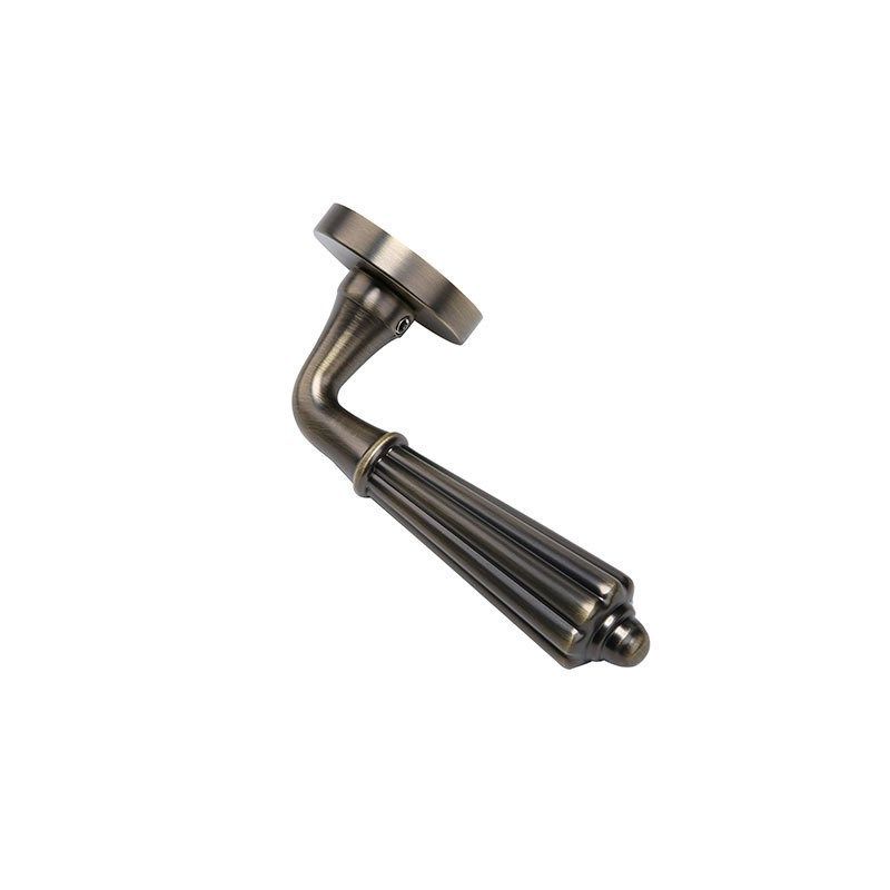 法式门锁卧室房门锁室内木门把手古铜色欧式分体锁简易磁吸静音锁