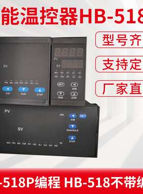 HB-518P 719P可编程温控仪30段程序控制器 高端智能温控器4~20mA