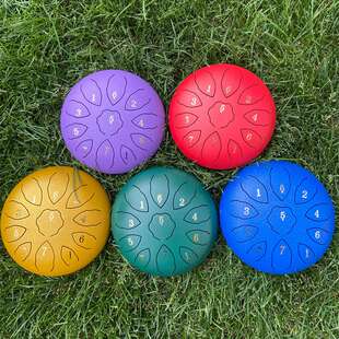 空灵鼓8寸11音F调钢舌鼓音舌鼓空鸣鼓初学儿童款空灵鼓简单乐器