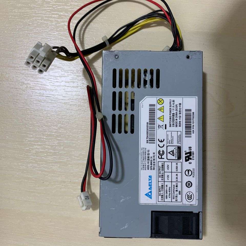 台达DPS-90AB-1A开关电源+12V0.3A-3A+52V0.05A-1A海康POE主机线
