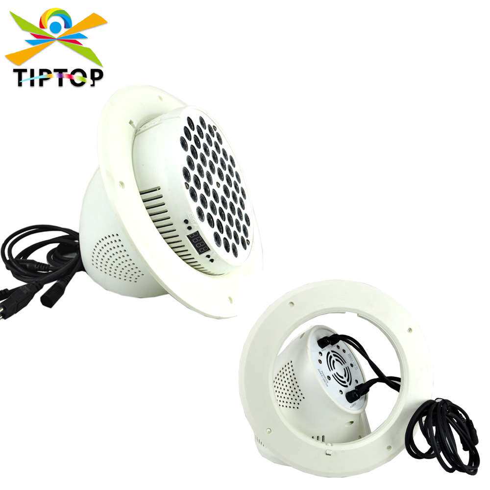 跨境54颗3瓦全彩内嵌式LED灯珠 白色塑料外壳手拉手线束舞台帕灯