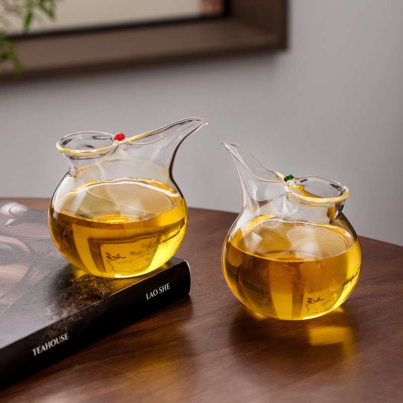 高透玻璃公道杯高档分茶器2025新款茶具单个茶海公杯轻奢创意匀杯图片