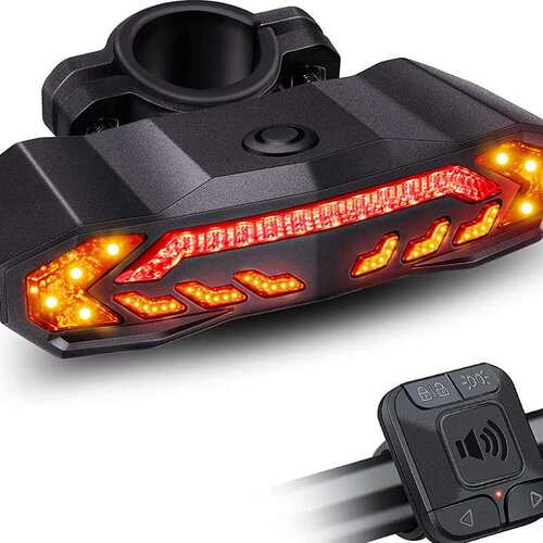 充电无线自行车尾灯自行车Led灯Wireless Bicycle Rear Light