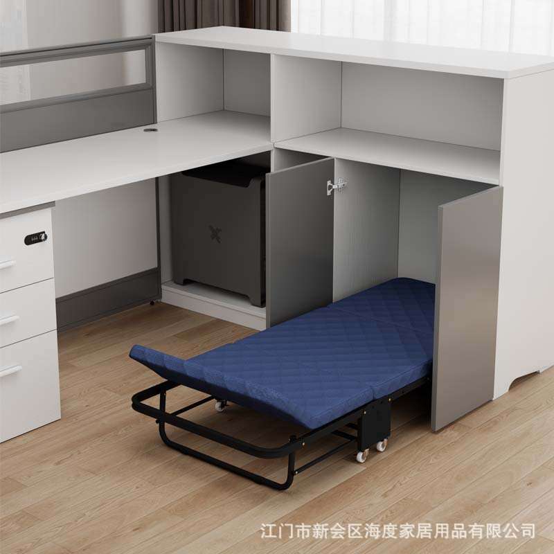 折叠床入柜三折隐形床单人午休床简易午睡海绵床便捷多功能陪护床