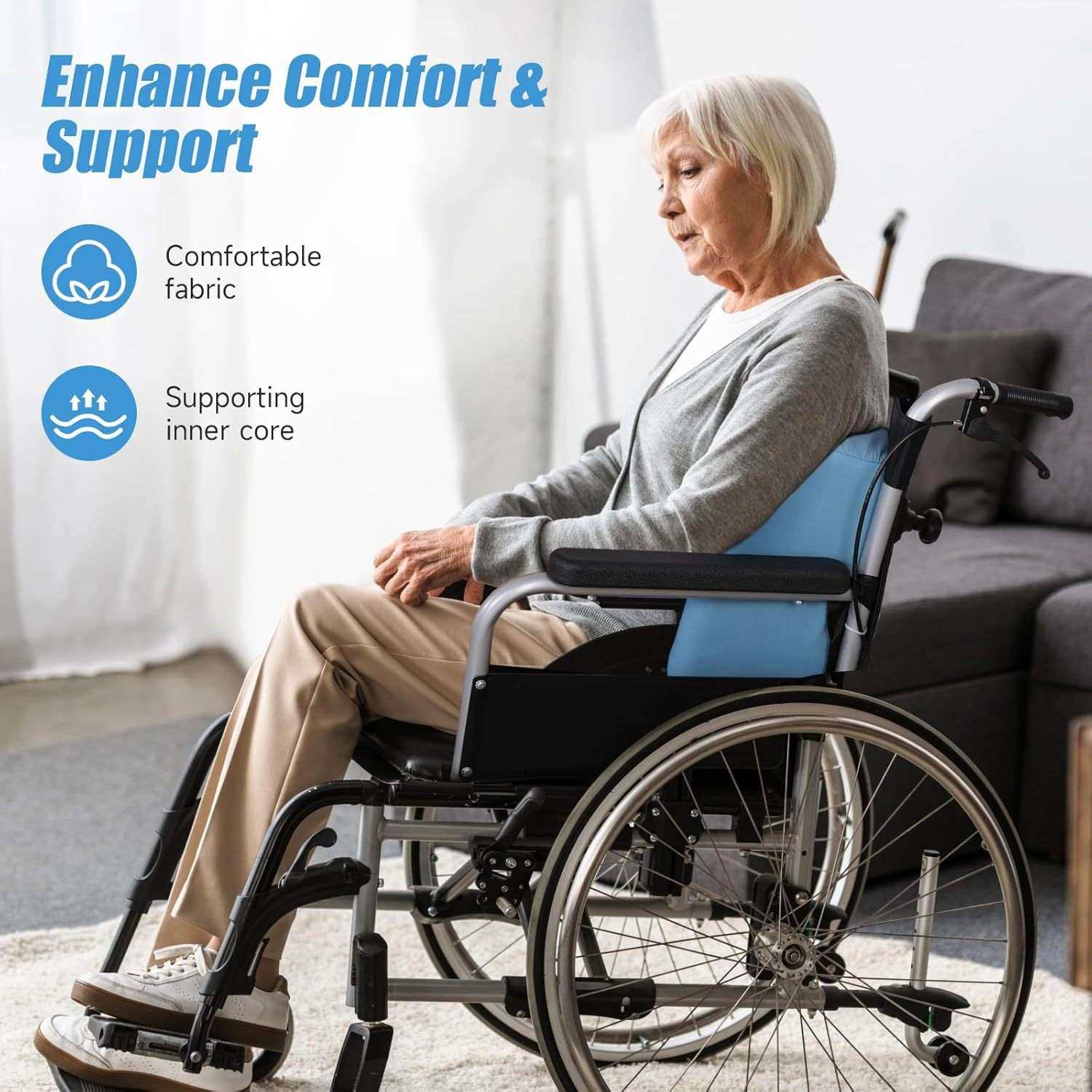 带拉链可拆洗楔形靠垫A16面料可机洗轮椅侧边防磨腰腹靠背枕头,玩具/童车/益智/积木/模型,遥控车升级件/零配件,淘宝优惠券,粉丝福利购,淘宝优惠卷