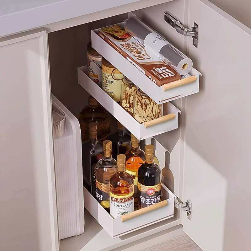 抽拉式置物架下水槽侧装拉篮极窄冰箱橱柜内侧边滑轨抽屉式收纳架,鲜花速递/花卉仿真/绿植园艺,割草机/草坪机,淘宝优惠券,粉丝福利购,淘宝优惠卷