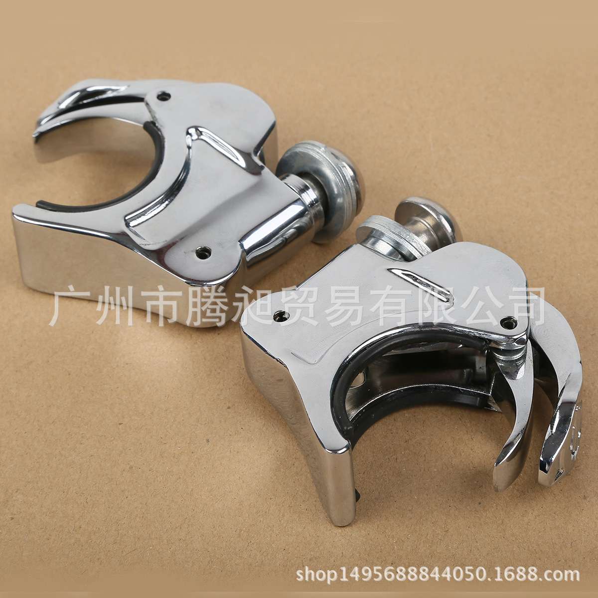 适用哈雷XL883 XL1200 X48 72前挡风快拆支架夹风挡快拆夹子39mm
