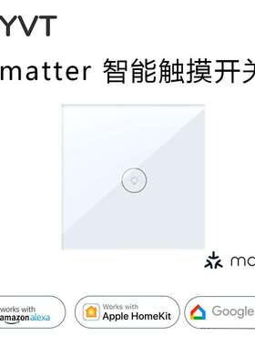 Matter协议HomeKit智能欧规灯控开关Home Assistant 智能墙壁开关