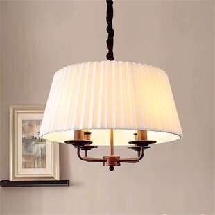 美式复古餐厅吊灯法式主卧室灯简约乡村灯具