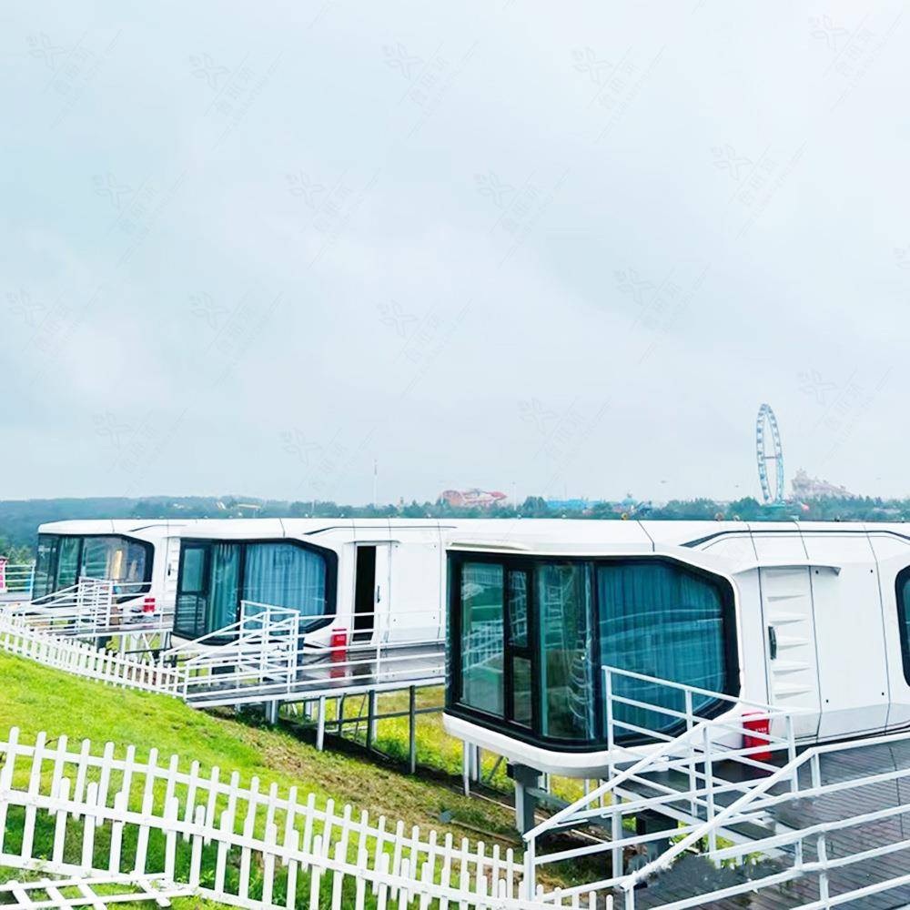 阳光旅游驿站 智慧网谷小镇旅游驿站 网红太空未来舱装配式房屋