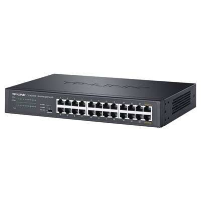 TP-LINK普联 TL-SG2024D 24口全千兆Web网管交换机/24GE