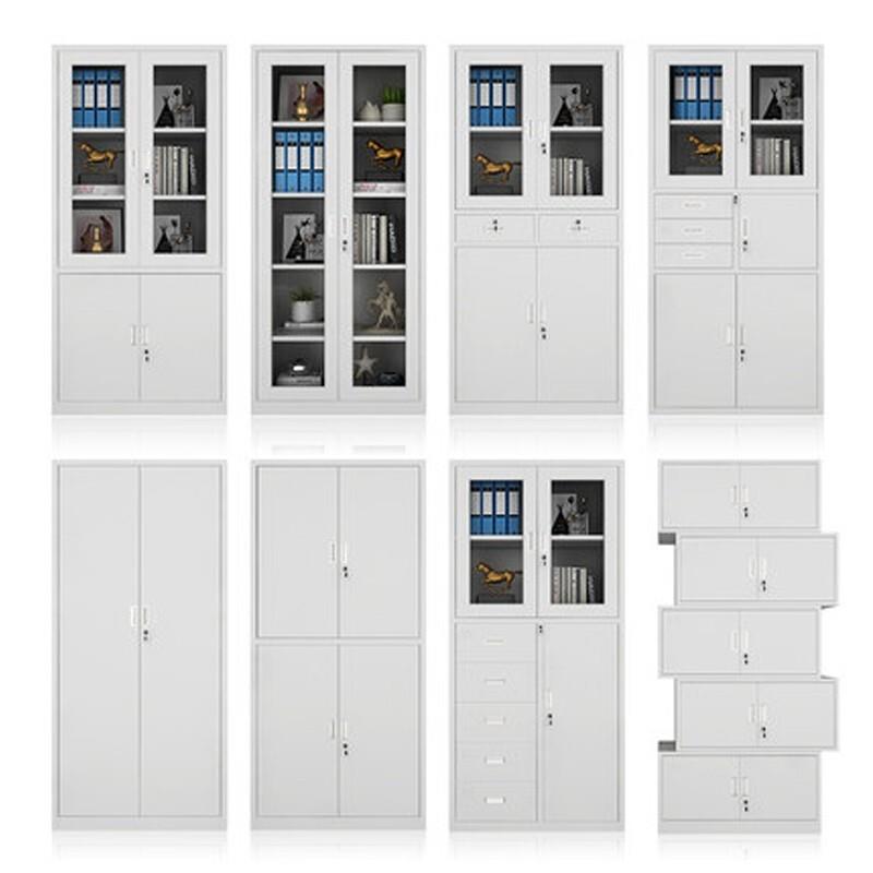 钢制文件柜办公柜资料收纳铁皮柜办公室抽屉档案柜财务凭证柜厂家