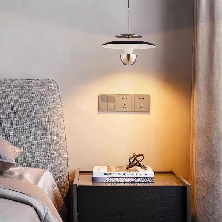 主卧室床头可自由升降LED小吊灯轻奢书房客厅沙发玄关柜吊线灯