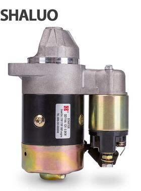 柴油马达发动机水泵电起动马达起动机QD114 QD114A 0.8KW 顺逆