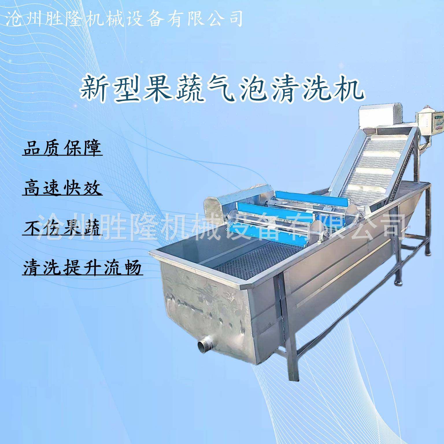 气泡清洗机多功能蔬果蔬清洗设备适用于蔬菜水果厂家供应