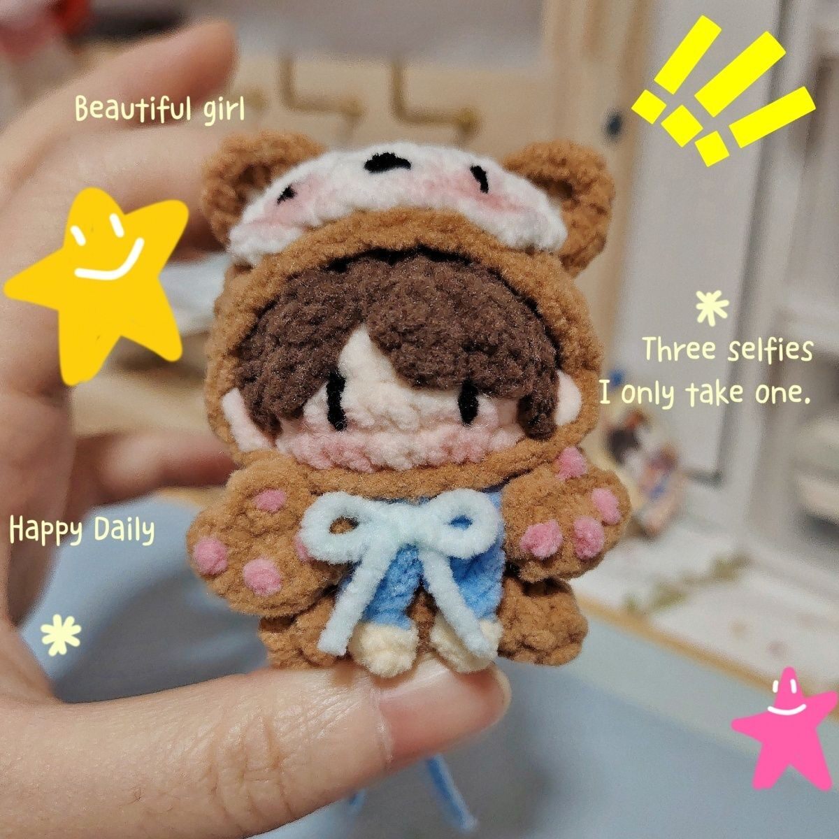【成品】时代少年团三专棉花娃娃动物钩织软糖挂件(送小礼物)