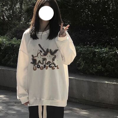 打底卫衣女内搭高级感秋冬季新款ins风圆领加绒加厚卫衣女百搭学