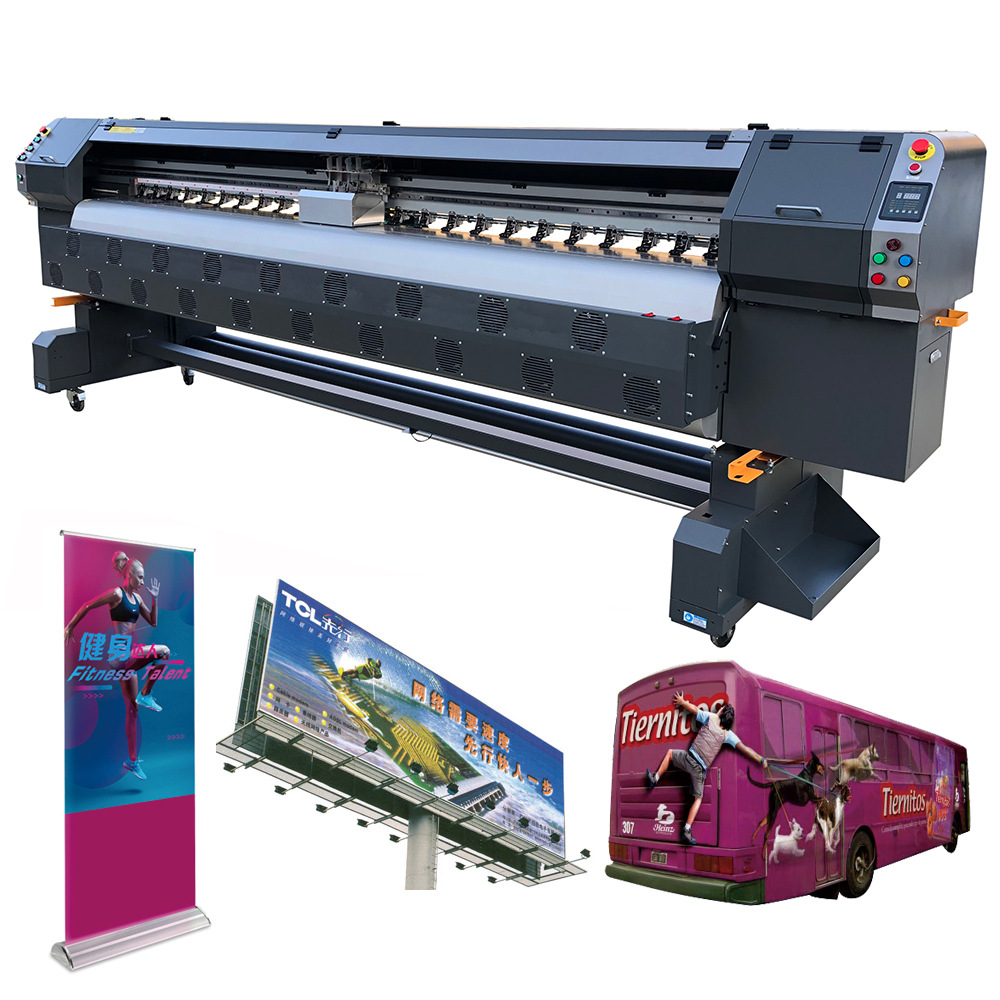 3.2米喷绘机写真机3.2m solvent printer banner sticker printer