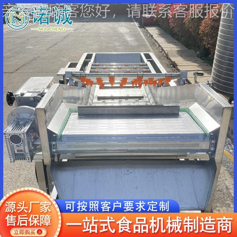 高压喷果淋果清洗水线 苹叶菜ESH流清洗机 去除农药残留蔬清洗机
