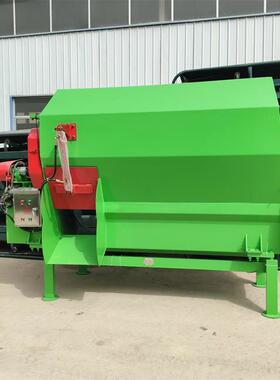 9立方卧式TMR饲料搅拌机双搅龙全混合日粮机牛羊青贮草料加工设