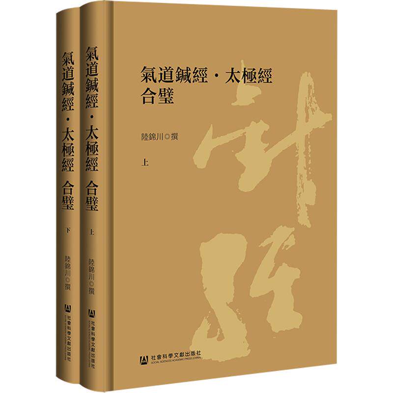 【新华正版】 气道针经太极经 合璧(套装全2册) 陆锦川 社会科学文献出版社
