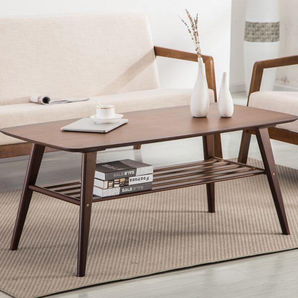 北欧茶几简约现代客厅茶桌欧式实木创意小户型楠竹矮桌小边几家用