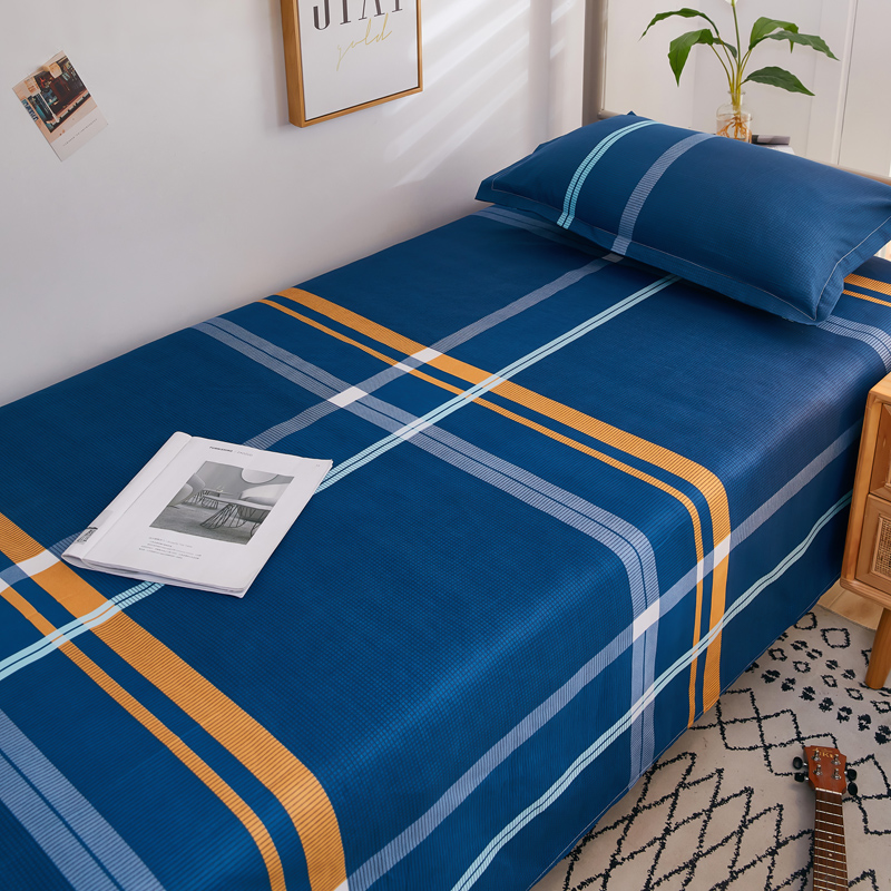 学生宿舍床单单件0.9m1t.2米加厚双人单人学校上下铺单个被单夏男