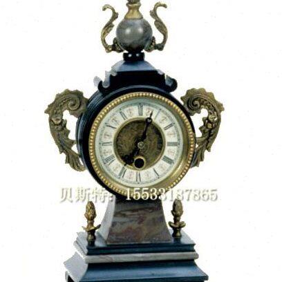 理石铜铸钟|欧式西洋钟表|机械座钟|样板间钟表|红木家居配套钟表