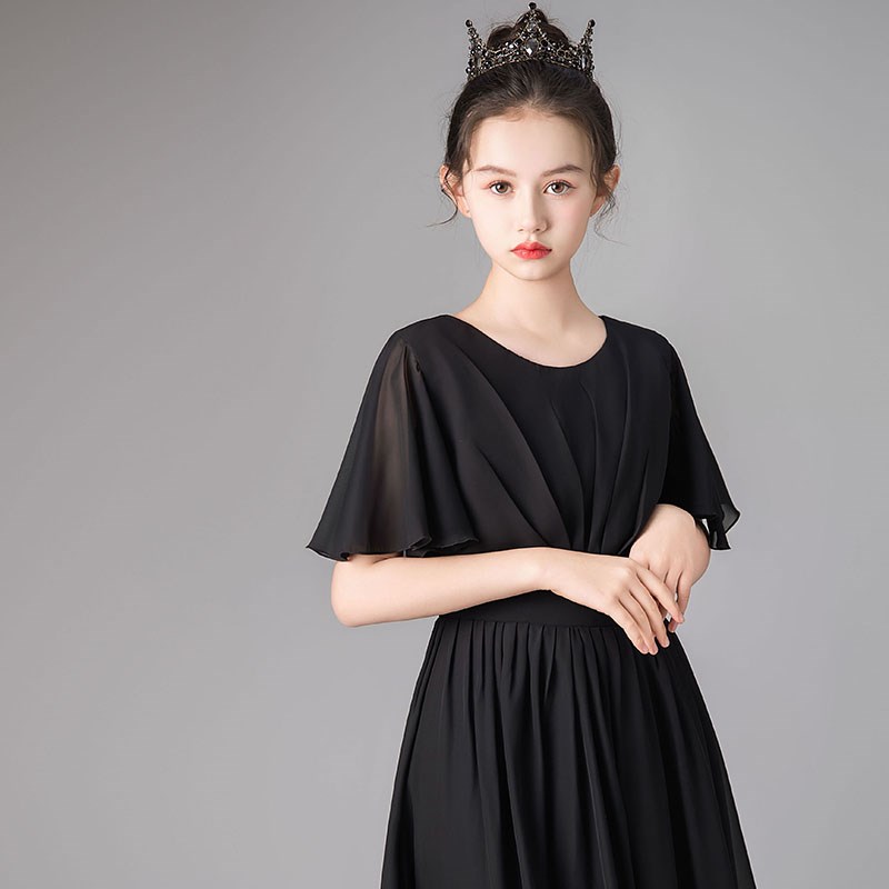 少女大童合唱服小提琴音乐会演奏钢琴考级主O持人演出晚礼服儿童
